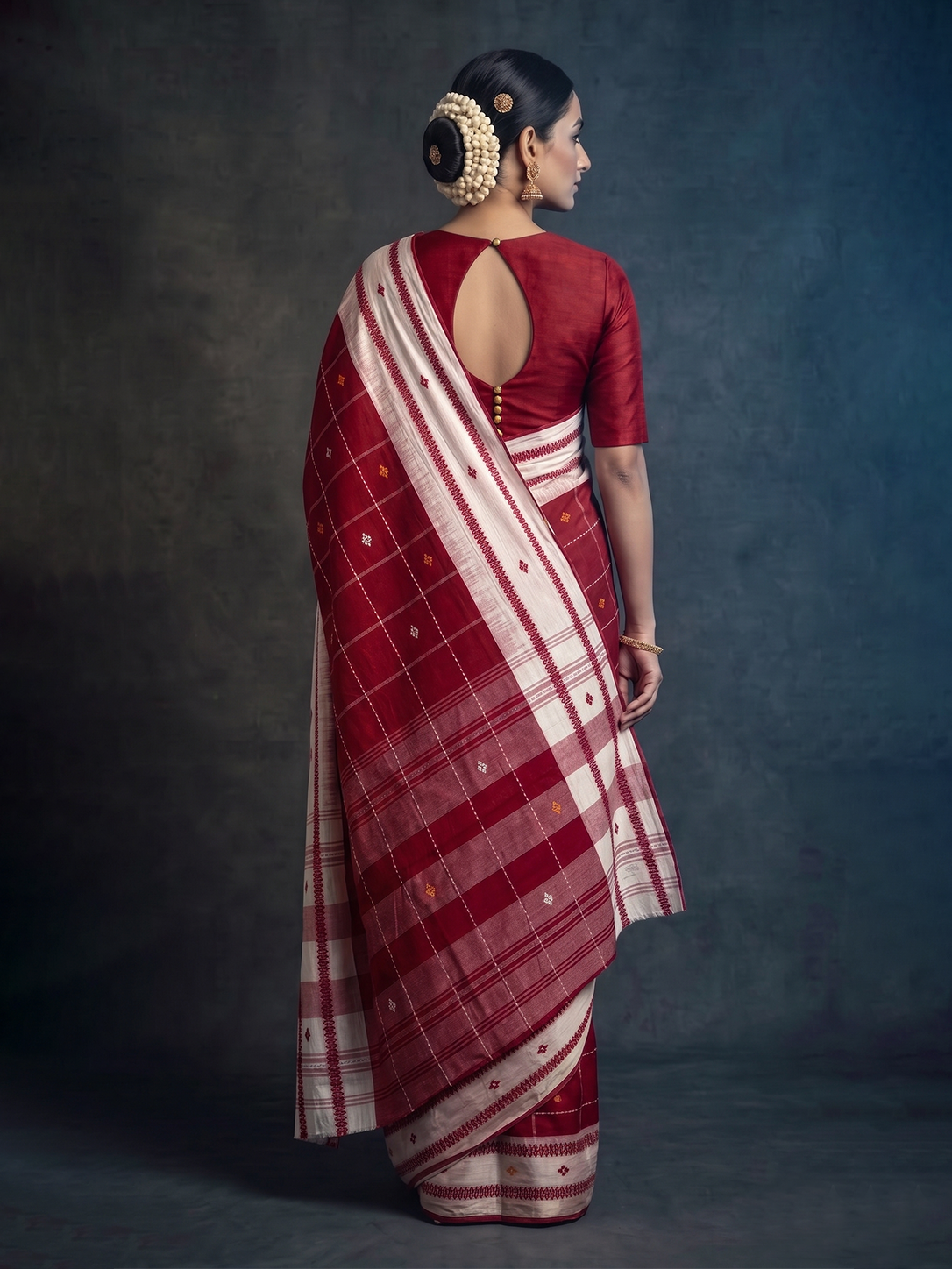 White & Red Bengal Cotton