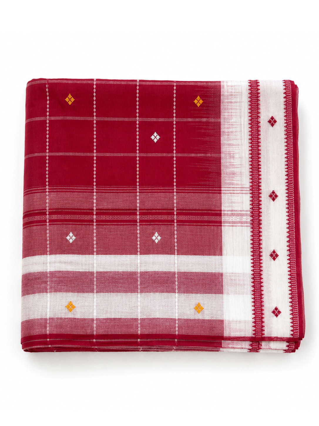 White & Red Bengal Cotton