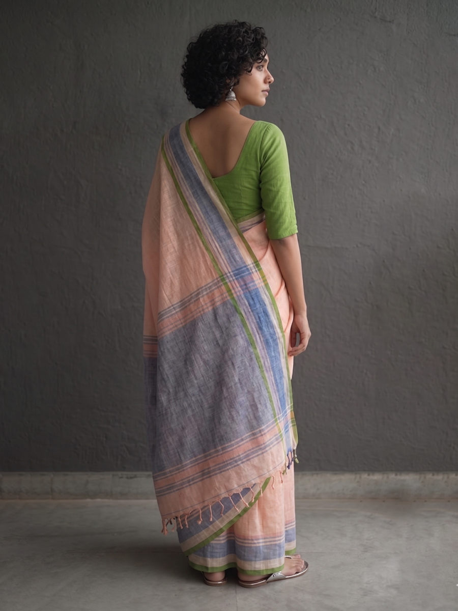 Peach Bengal Linen
