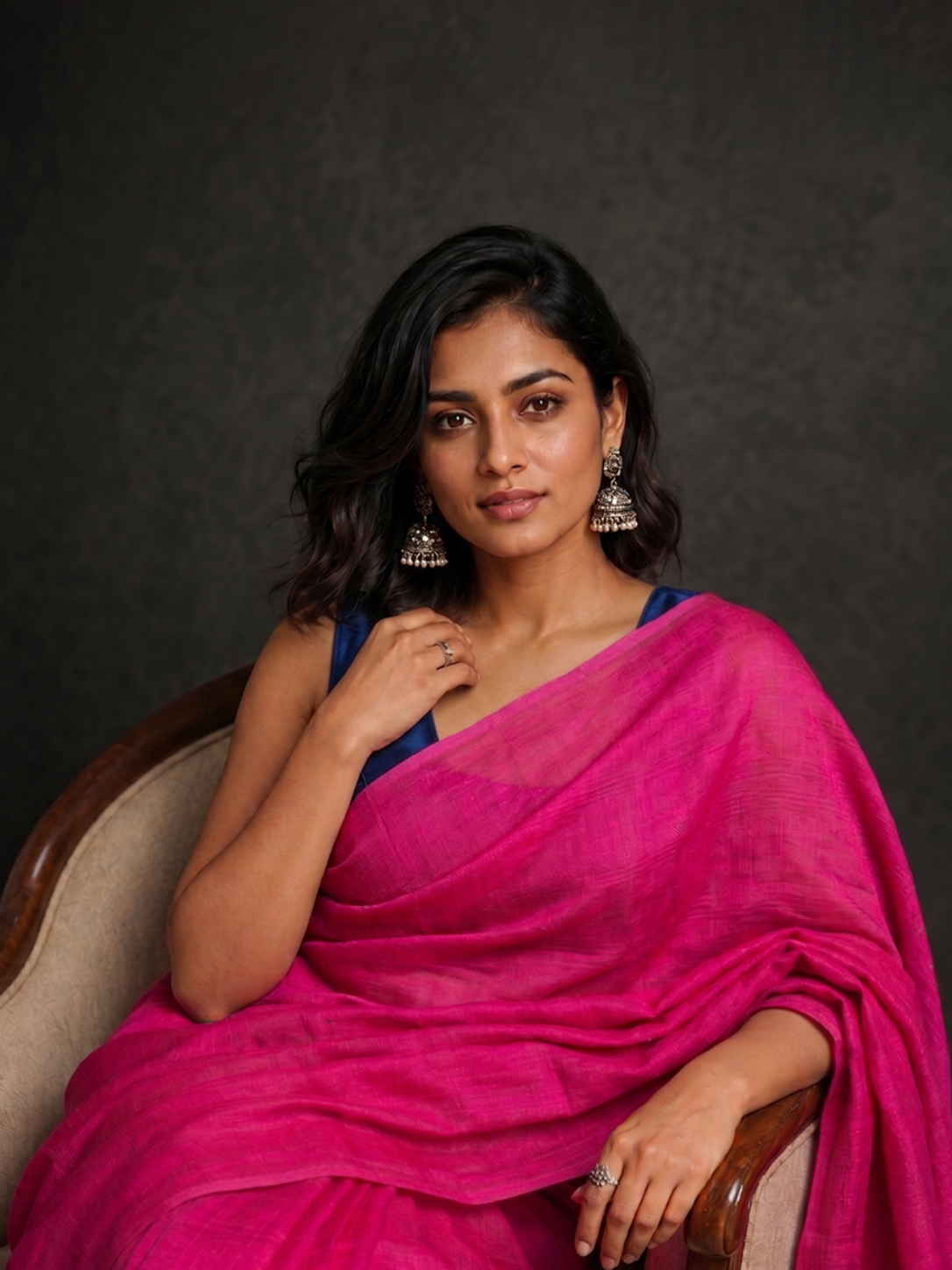 Pink Bengal Matka Silk