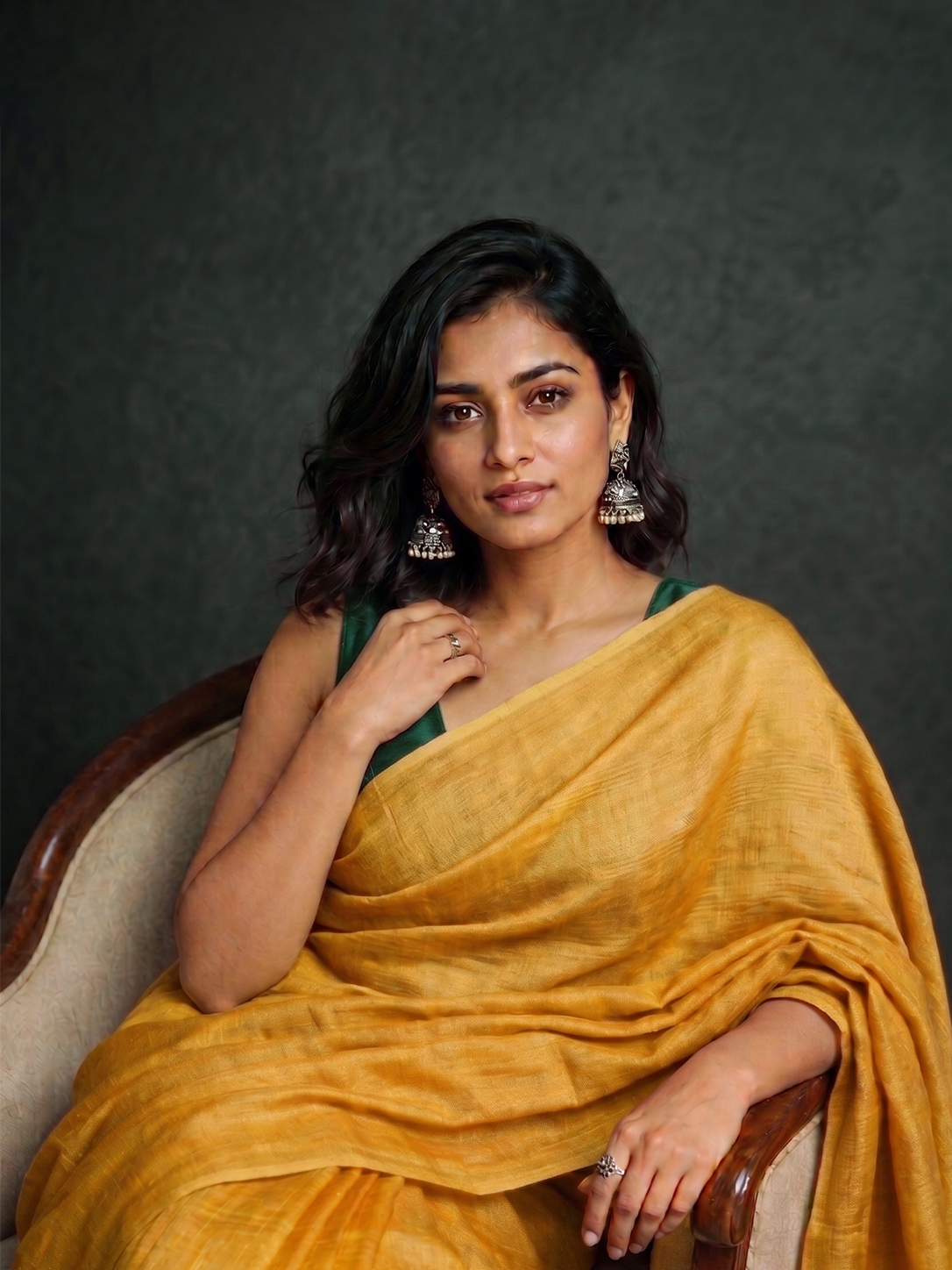 Yellow Bengal Matka Silk